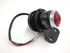 Stop calavera para motos trasera con boton cromado